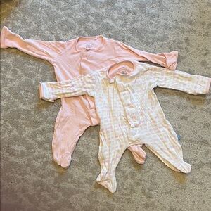 Pink and Patterned Magnetic Me Footies (8-12lbs)